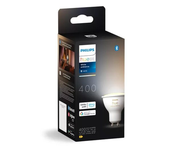 Philips Hue Hue White ambiance Inteligentny reflektor punktowy GU10 8720169229976 - 1271526 - zdjęcie 3